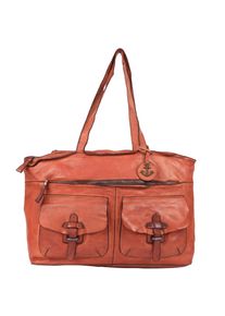 Harbour 2nd Damen Shopper "Jordan", braun, Rindsleder, Taschen, Handtasche Damen Tasche Damen Henkeltasche