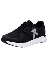 RIEKER SPORT Damen Slip-On Sneaker "Preston", Gr. 37, schwarz, Textil, Nubuklederimitat, sportlich, Schuhe, Freizeitschuh, Halbschuh, Schlupfschuh