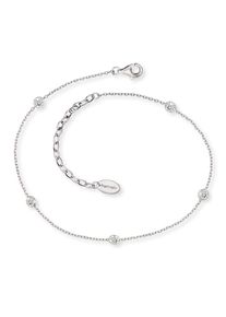 Engelsrufer Fußkette "MOONLIGHT, ERF-LILMOON-ZI", Silber 925 (Sterlingsilber), bunt, Silber 925 (Sterlingsilber), Fußkettchen, mit Zirkonia (synth.)
