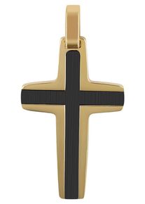 Adelia´s ADELIA ́S Damen Ketten-Anhänger "Neuheit 2025 - moderner Kreuz Anhänger aus Edelstahl", Edelstahl, gold, Edelstahl, Schmuckanhänger