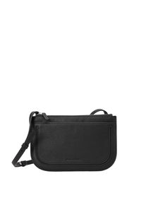 Marc O'Polo MARC O'POLO Damen Umhängetasche "aus fein genarbtem Rindleder", schwarz, Leder, unifarben, Taschen