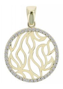 Adelia´s ADELIA ́S Damen Ketten-Anhänger "Neuheit 2025 - stylischer Schmuck Anhänger aus 333 Gold", Gelbgold 333-Gold, gold, Gelbgold 333, Gold,