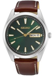 Seiko Damen Quarzuhr, braun, Armbanduhren, Armbanduhr, Herrenuhr, Damenuhr, Datum, Saphirglas, Edelstahlarmband