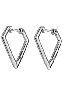 Damen Paar Creolen "LJ-0046-E-22", Edelstahl, silber, Liebeskind Berlin, Edelstahl, Ohrringe