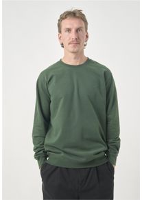 Cleptomanicx Herren Sweatshirt "Ligull", lila, casual, Gr. M, meliert, 100% Baumwolle, Sweatshirts, mit kleiner Möwen-Stickerei