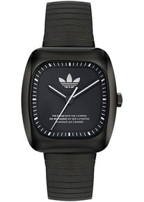 Damen Quarzuhr "RETRO WAVE ONE", schwarz, adidas originals, Armbanduhren, Armbanduhr, Damenuhr, Herrenuhr, analog