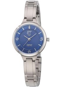 ETT Damen Solaruhr "Solar Drive", silber, Armbanduhren, Armbanduhr, Damenuhr, Titan