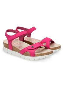 Panama Jack Damen Sandale "Sulia", Gr. 42, pink, Nubukleder, casual, Schuhe, Sommerschuh, Sandalette, Urlaubschuh mit Klettverschlüssen