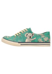 DOGO Damen Sneaker "Sneaker Koala Hug Damen Sneaker / Female", Gr. 37, blau, Lederimitat, Schuhe, Vegan