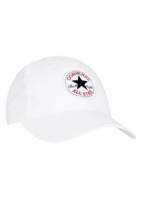 Converse Herren Baseball Cap "CAN CHUCK PATCH CURVE BRIM HAT", weiß, Basic, bestickt, unifarben, Stoff, Baumwolle, Caps, für Kinder