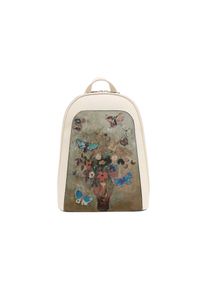DOGO Tagesrucksack "Tidy Bag Still Life Butterflies Damen Rucksäcke (Fashion) /", beige, Lederimitat, Rucksäcke
