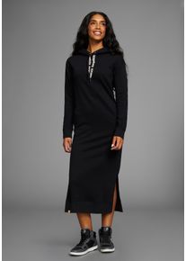 Kangaroos Damen Sweatkleid, schwarz, casual, Gr. 34, Sweatware, Obermaterial: 80% Baumwolle, 20% Polyester. Bündchen: 80% Baumwolle, 20% Polyester,