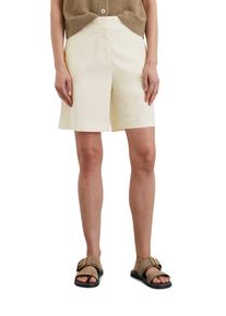 Marc O'Polo MARC O'POLO Damen Shorts "aus Organic Cotton Twill Stretch", beige, casual, Gr. 42, unifarben, Twill, Obermaterial: 97% Baumwolle, 3% Elasthan;