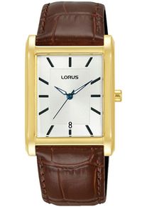 Lorus Damen Quarzuhr "Classic", braun, Armbanduhren, Armbanduhr, Damenuhr, Herrenuhr, Lederarmband, analog, Tag