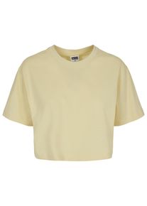 Urban Classics Herren T-Shirt "Urban Classics Damen Ladies Short Oversized Tee", gelb, klassisch, Gr. 5XL, unifarben, 100% Baumwolle, Shirts