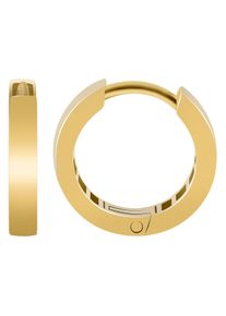 Adelia´s ADELIA ́S Damen Paar Creolen "Neuheit 2025 - Damen Creolen aus poliertem Gold 333 Ø 14 mm", Damen, Gelbgold 333, gold, Gelbgold 333, Ohrringe