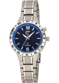 ETT Damen Funkuhr "Titan Basic", grau, Armbanduhren, Armbanduhr, Damenuhr, Solar, Titan