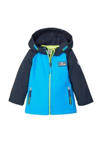 Kinder Softshelljacke "FIOS 12 MNS SFTSHLL JCKT", blau, sportlich, Gr. 98, FIRST INSTINCT BY Killtec, Oberstoff: Oberseite: 100% Polyester,