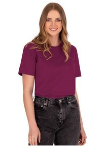 TRIGEMA Damen T-Shirt "TRIGEMA T-Shirt aus 100% Biobaumwolle", rot, Basic, Gr. S, 100% Baumwolle (Bio-Baumwolle kbA), Shirts