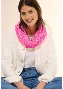 Cecil Damen Loopfresh neon pink, casual, bedruckt, Stoff, 50% Polyester, 50% Viskose, Modetücher, aus softem Materialmix