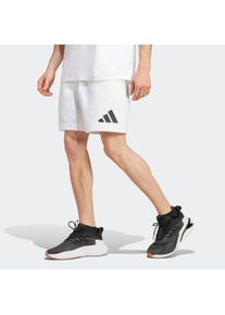 Herren Shorts "M Z.N.E. SHO", weiß, sportlich, Gr. L, adidas Sportswear, Obermaterial: 57% Polyester, 43% Baumwolle, Hosen