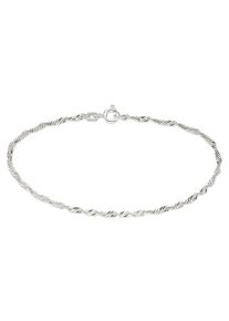Bruno Banani Damen Armband "Schmuck Geschenk Silber 925 Armschmuck Armkette Singapurkette", 19, Silber 925 (Sterlingsilber), silber, Silber 925