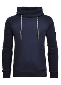 Ragman Herren Sweatshirt, blau, casual, Gr. L, 65% Baumwolle 35% Polyester, Sweatshirts