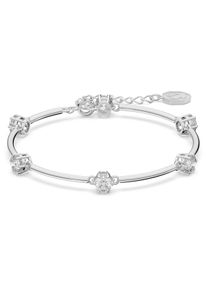 Swarovski Damen Armreif "Constella Armreif, Rundschliff, 5641680", M, Metall, silber, Metall, Armbänder, mit Swarovski Kristall