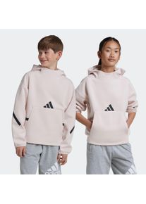 Kinder Kapuzensweatshirt "J Z.N.E. HD", rosa, sportlich, Gr. 140, adidas Sportswear, Obermaterial: 57% Polyester, 43% Baumwolle, Sweatshirts