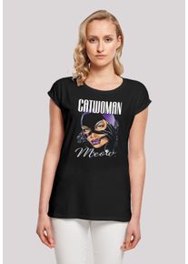 F4NT4STIC Damen T-Shirt "DC Comis Superhelden Batman Catwoman Feline Fatale", schwarz, casual, Gr. M, Obermaterial: 100% Baumwolle, Shirts, Print