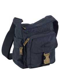 Camel Active Damen Umhängetasche "Journey", blau, Nylon, aufgeraut, clean, unifarben, bestickt, Taschen, aus leichtem robusten Nylon, funktional