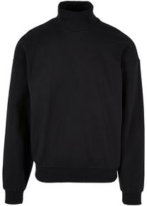 Urban Classics Herren Rundhalspullover "Urban Classics Herren High Rib Neck Crew", schwarz, casual, Gr. 5XL, unifarben, 80% Baumwolle, 20% Polyester,