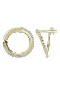 Adelia´s ADELIA ́S Damen Paar Ohrhänger, Damen, Gelbgold 333, silber, Gelbgold 333, Ohrringe