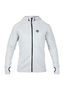 MOROTAI Herren Kapuzensweatshirt "MOROTAI Herren MOROTAI Neotech Full Zip Hoodie", grau, Gr. M, 65% Baumwolle, 35% Polyester, Sweatshirts