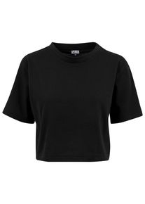 Urban Classics Herren T-Shirt "Urban Classics Damen Ladies Short Oversized Tee", schwarz, klassisch, Gr. XL, unifarben, 100% Baumwolle, Shirts