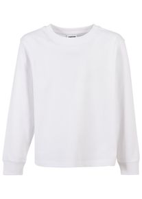 Urban Classics Jungen Longsleeve "Urban Classics Herren Boys Boxy Heavy Longsleeve", weiß, klassisch, Gr. 110, unifarben, 100% Baumwolle, Shirts