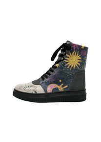 DOGO Damen Schnürboots "Future Boots Damen Future Boots Damen Boots / Female", Gr. 36, blau, Lederimitat, Schuhe, Vegan