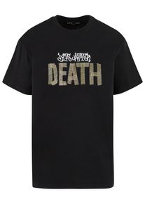 Herren T-Shirt "Upscale by Mister Tee Life After Death Oversize Tee", schwarz, casual, Gr. XL, UPSCALE BY MISTER TEE, bedruckt, 100% Baumwolle, Shirts
