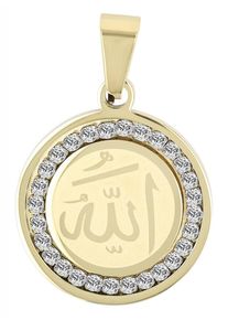 Adelia´s ADELIA ́S Damen Ketten-Anhänger "Neuheit 2025 - hochwertiger Schmuck Anhänger aus Edelstahl", Edelstahl, gold, Edelstahl, Schmuckanhänger