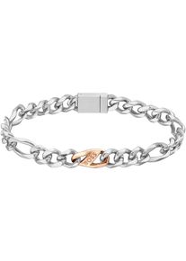 BOSS Herren Armband "RIAN, 1580613M, 1580614M", M, Edelstahl, rosa, Edelstahl, Armbänder