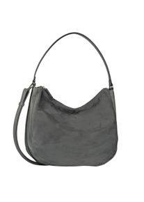 Tom Tailor Damen Hobo "Lorella", grau, Polyurethan, Taschen, aus weichem Suede-Imitat mit fein genarbtem Lederimitat besetzt