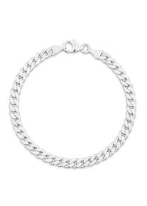 Firetti Herren Armband "Schmuck Geschenk Silber 925 Armschmuck Armkette Panzerkette", 21, Silber 925 (Sterlingsilber), silber, Silber 925