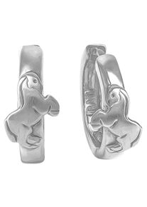 Firetti Mädchen Paar Creolen "Schmuck Geschenk Silber 925 Pferd", Silber 925 (Sterlingsilber), silber, Silber 925 (Sterlingsilber), Ohrringe