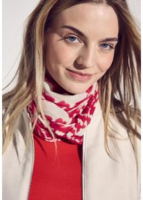 Street One Damen Loop, rot, casual, bedruckt, Stoff, 100% Modal, Modetücher, aus Modal