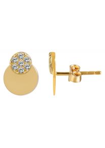 Adelia´s ADELIA ́S Damen Paar Ohrhänger, Damen, Gelbgold 375, gold, Gelbgold 375, Ohrringe