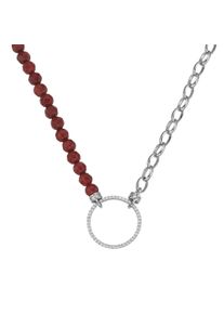 Damen Collier "mit Ziersteinen, Silber 925", 45cm, Silber 925 (Sterlingsilber), silber, Giorgio Martello MILANO, Silber 925 (Sterlingsilber),