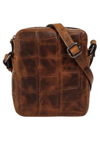 Bugatti Damen Abendtasche "NEVIO", braun, Leder, unifarben, leicht glänzend, Taschen, echt Leder