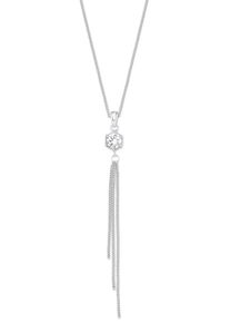 Amor Damen Kette mit Anhänger "2026027", Silber 925 (Sterlingsilber), L: 45cm, silber, Silber 925 (Sterlingsilber), Halsketten, mit Zirkonia (synth.)
