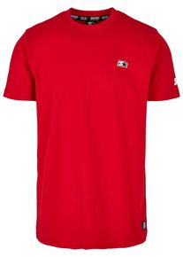 Herren Kurzarmshirt "Starter Black Label Herren Starter Essential Jersey", rot, casual, Gr. XL, STARTER Black Label, unifarben, 100% Baumwolle, Shirts