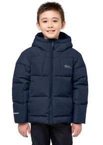 Jack Wolfskin Kinder Daunenjacke "ACTAMIC für Kinder", blau, sportlich, Gr. 176, Obermaterial: 100% Polyamid. Wattierung: 100% Daunen, Jacken